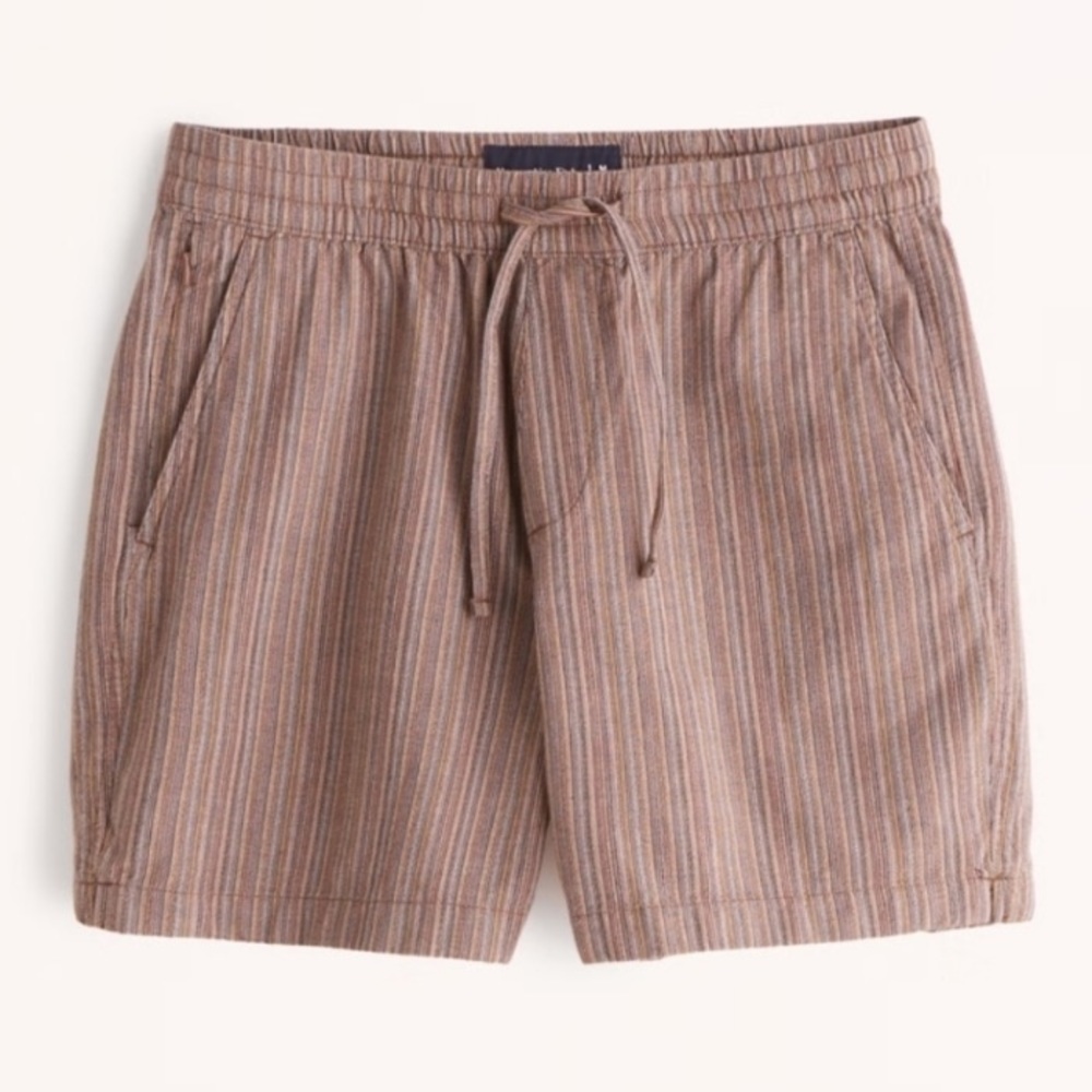 NWT abercrombie & fitch textured pull on short
